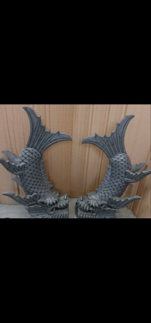 鬼瓦、シャチホコ、新品未使用