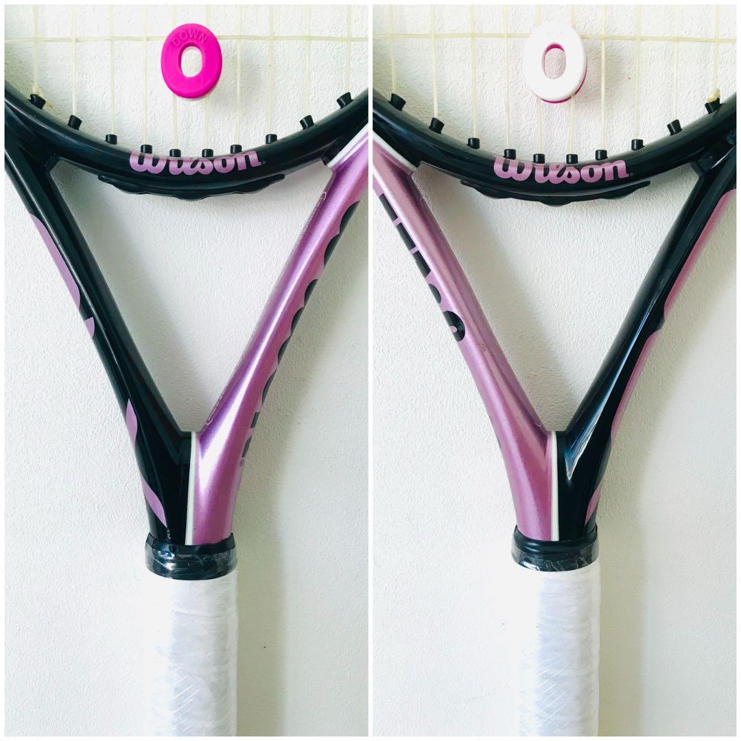 【美品】ウィルソン『BLXコーラルウェーブ』テニスラケット／G1／軽量／初心者