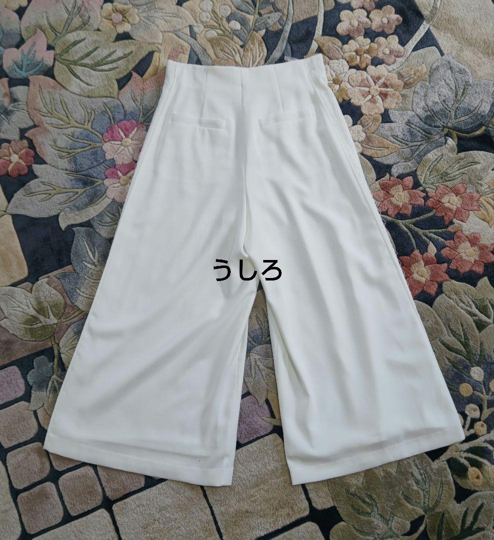 エポカ❕ ハイウエスト　クロップド丈　ワイドパンツ　お値下げ