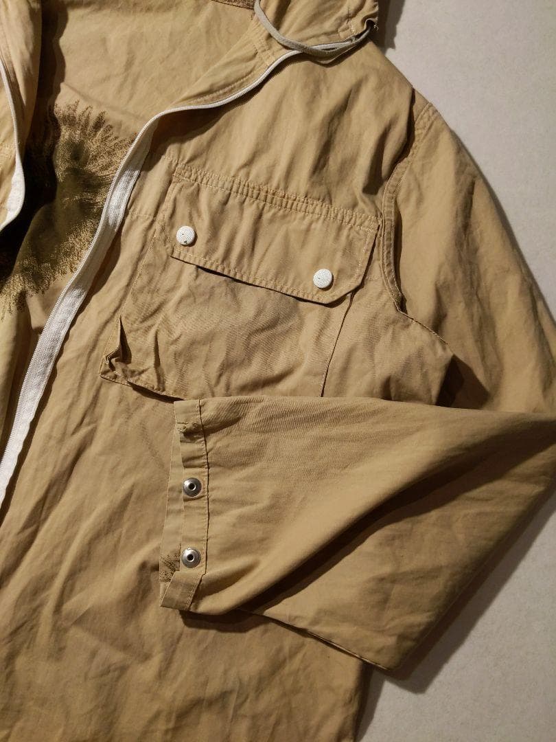 セットアップ リバーシブル 実物ドイツ軍 スノーパーカー ジャケット 後染め