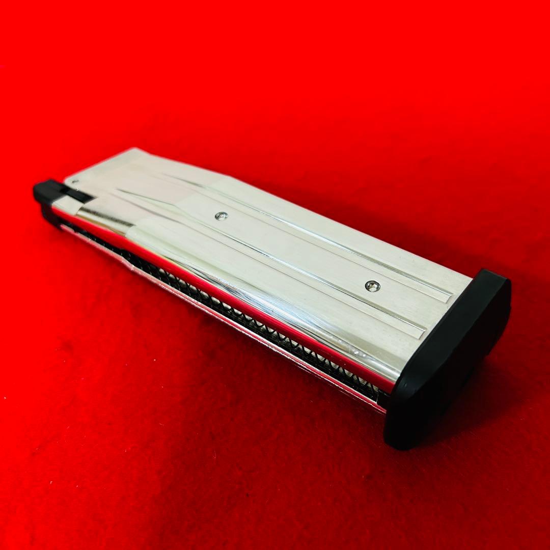 東京マルイ　ハイキャパカスタム　デュアルステンレス　ガスブロ