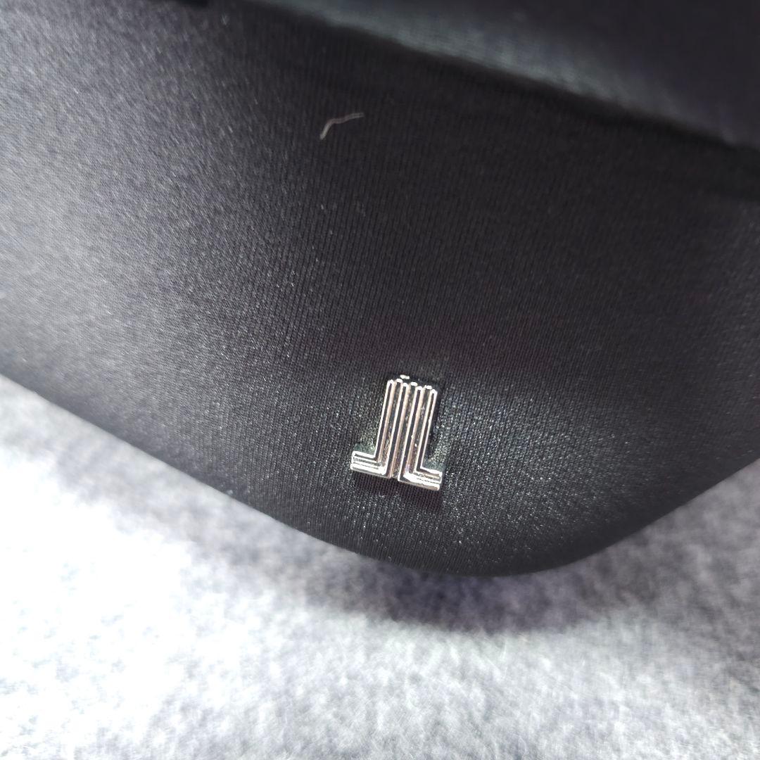 【ランバンスポール】人気刻印ロゴ×段切りかえフリルデザイン ゴルフカートバッグ黒