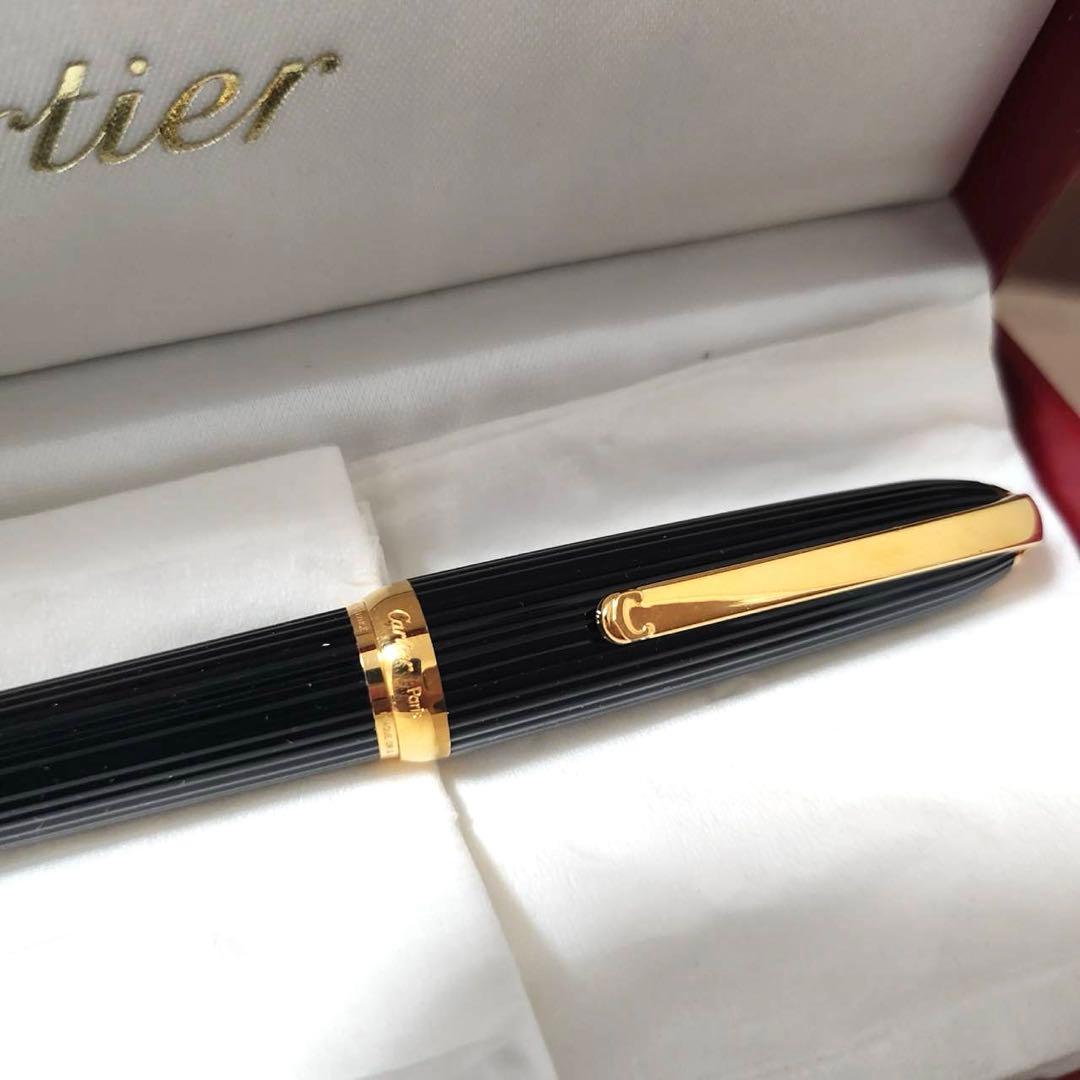 数回使用　カルティエ 万年筆 パシャ ドゥ カルティエ ディアボロ K18
