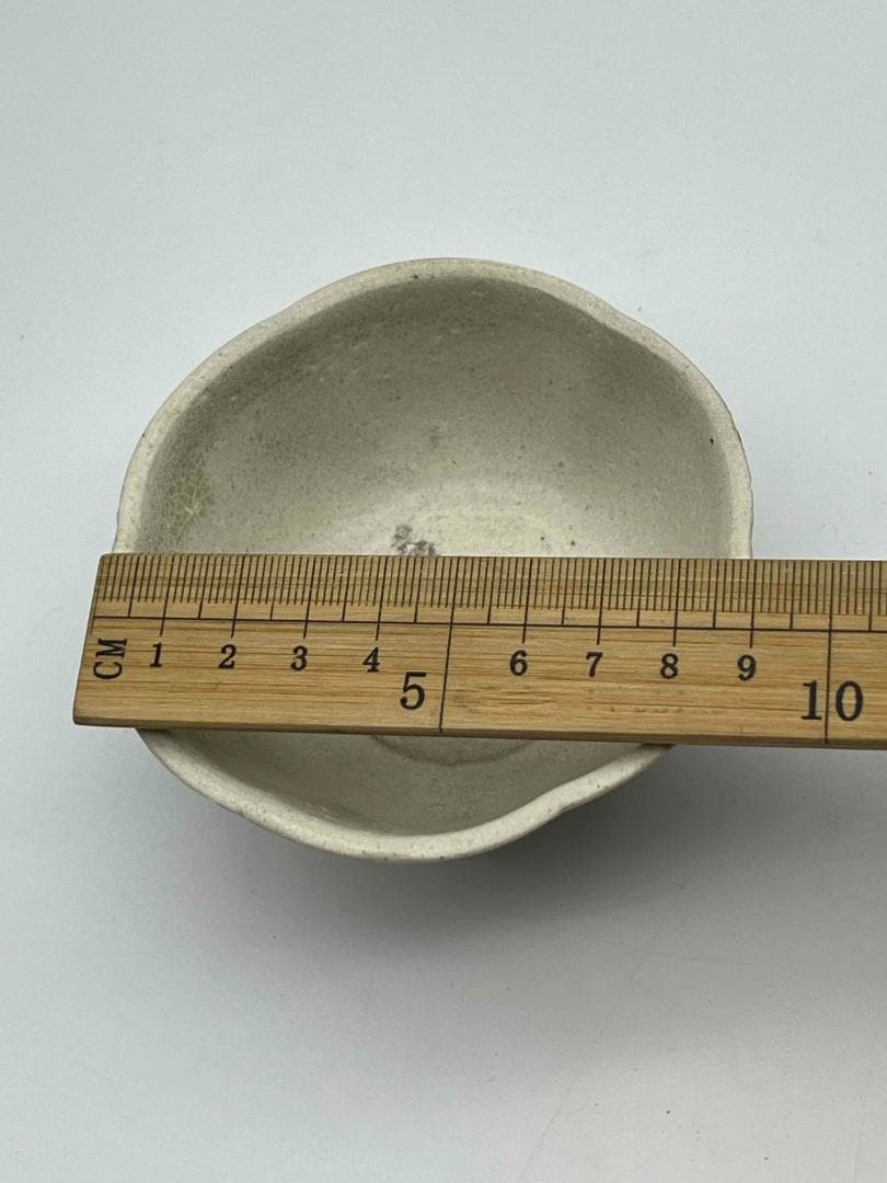 北宋から金時代 青白釉蓮花口茶盞　影青　景徳鎮　唐物　古賞物　茶道具(F-92)