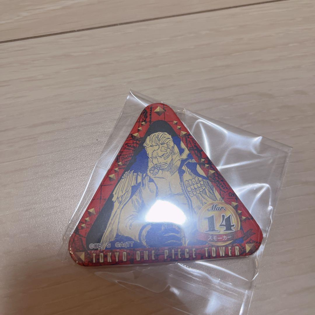 ワンピースタワー バースデー トンガリ缶バッジ スモーカー 輩缶バッジ 希少