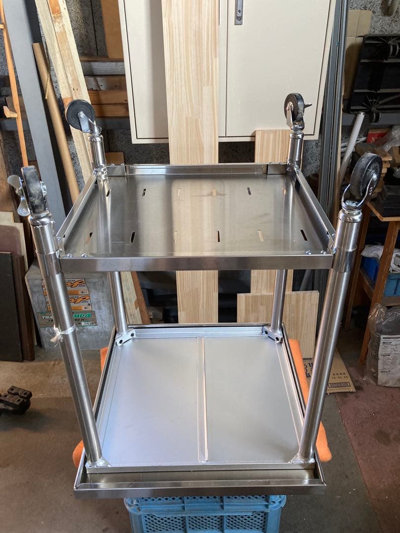 Maruzen ステンレス作業台 B キャスター付き