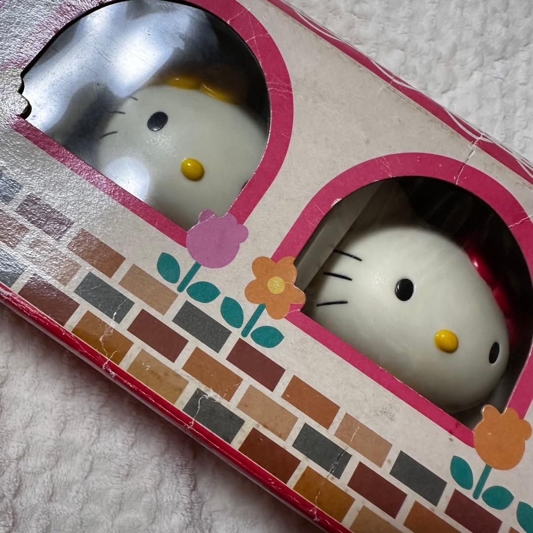 ハローキティ　　バンクセット　貯金箱　レトロ　レア　希少　サンリオ