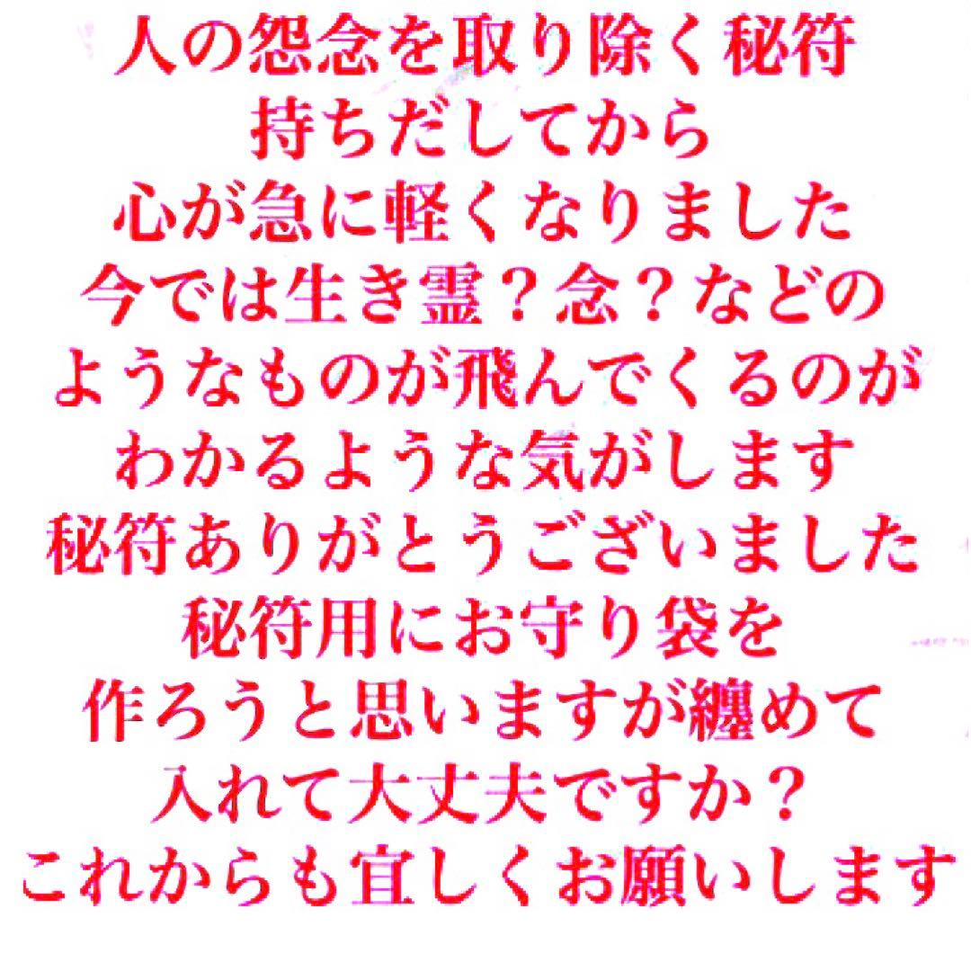 秘符(中松屋)家相　地相　土地　邪気　悪霊　生き霊　護符　霊符　お守り