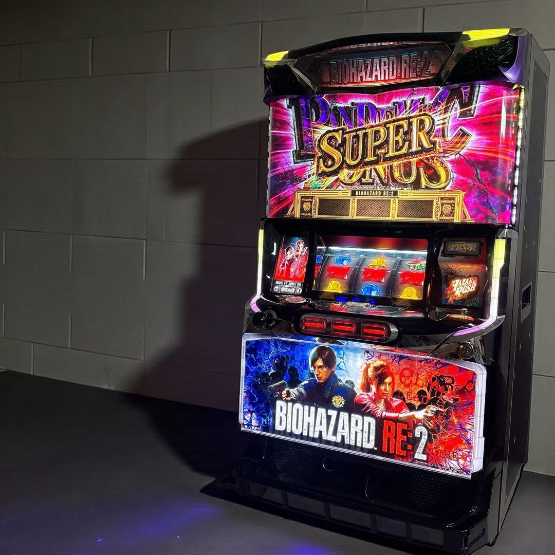 ✨美品✨ パチスロ バイオハザードRE2 実機 6.5号機 不要機付き