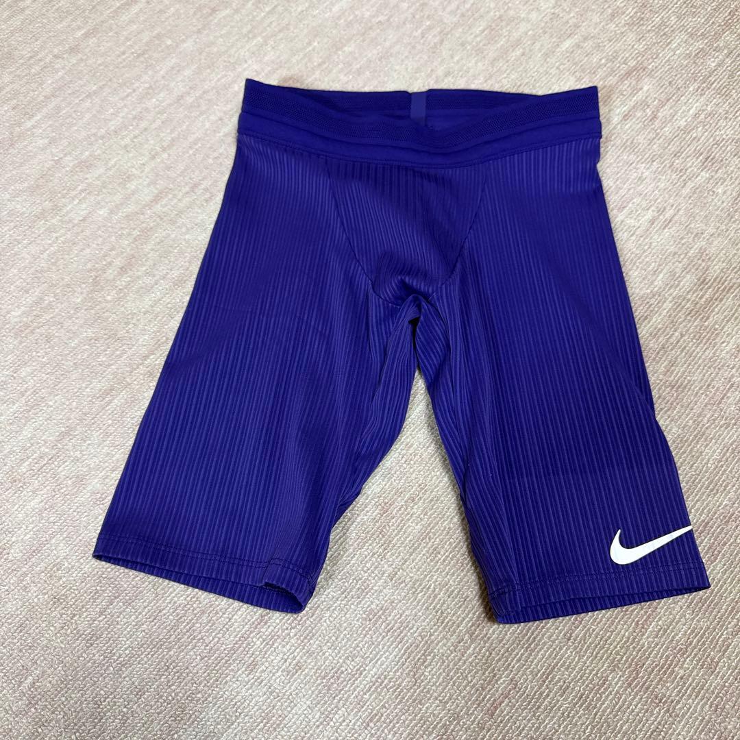 NIKE Pro elite ハーフタイツ　 Nike 陸上用パンツ 紫 S