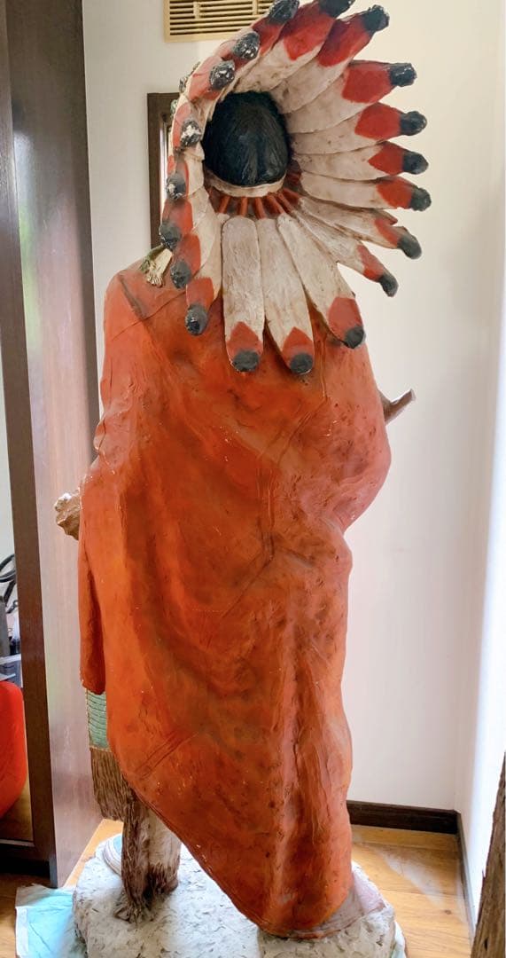 超希少！日本でこの一体のみ！インディアンオブジェ、ネイティブアメリカン！