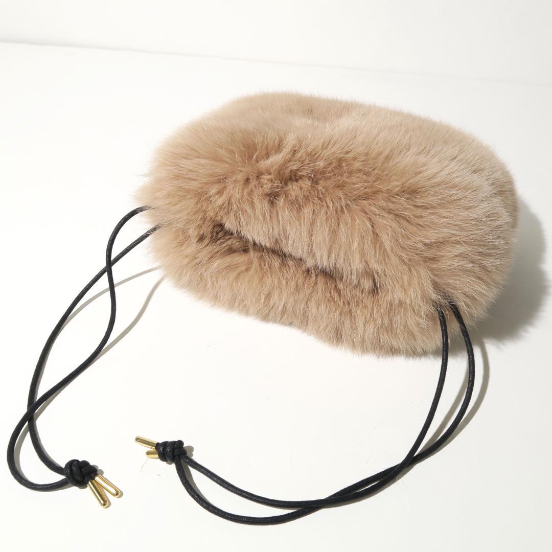 LUDLOW FOXショルダー 定価69,300円 フォックスファー巾着バッグ