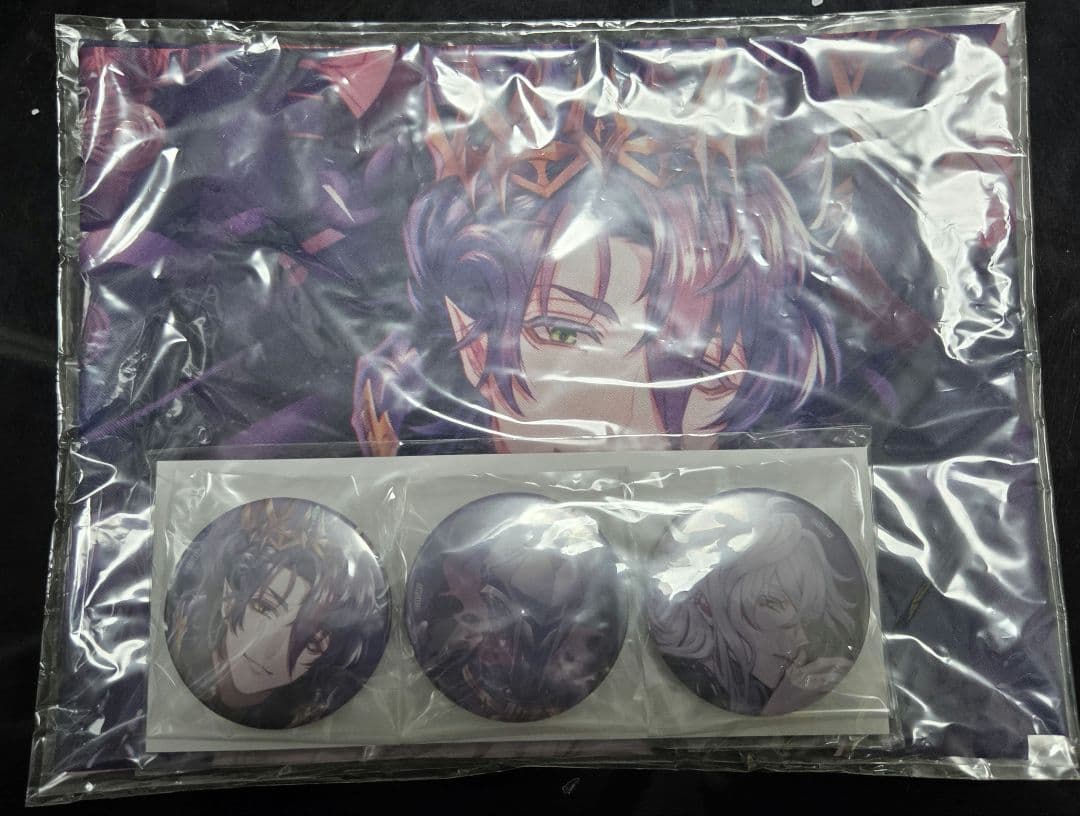 幻奏喫茶アンシャンテ 冬の市 布ポスター＆缶バッジ6個セット