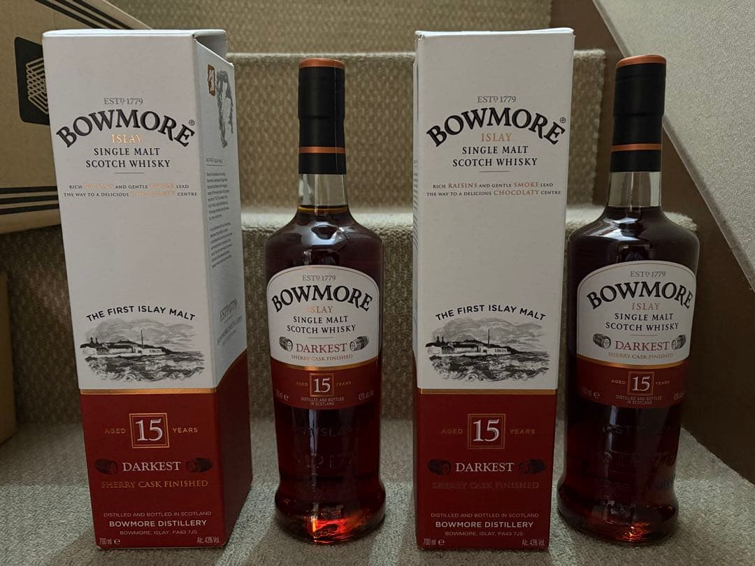 BOWMORE ボウモア　15年 シェリーカスクフィニッシュ 2本セット