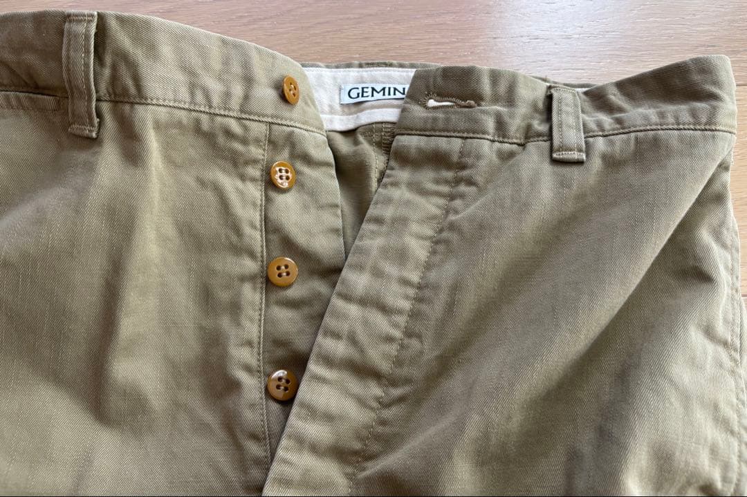 新品　未使用　ワイドシルエット　チノパン　GEMINI ゲミニー