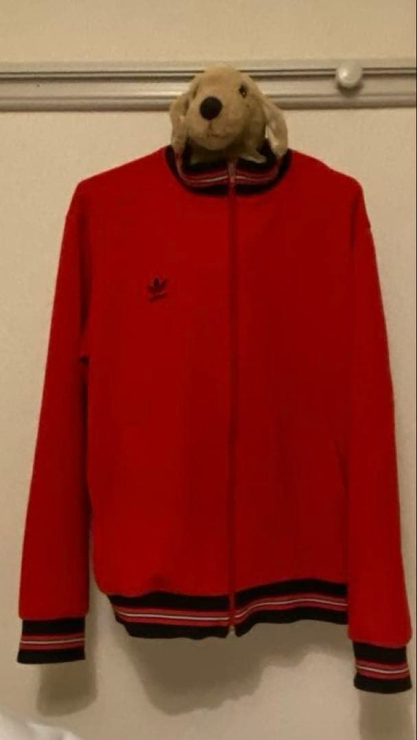 adidas 赤 ジャケット 80s