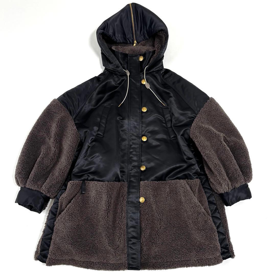 ETRE TOKYO エトレトウキョウ ミリタリーボアコート M 矢野未希子