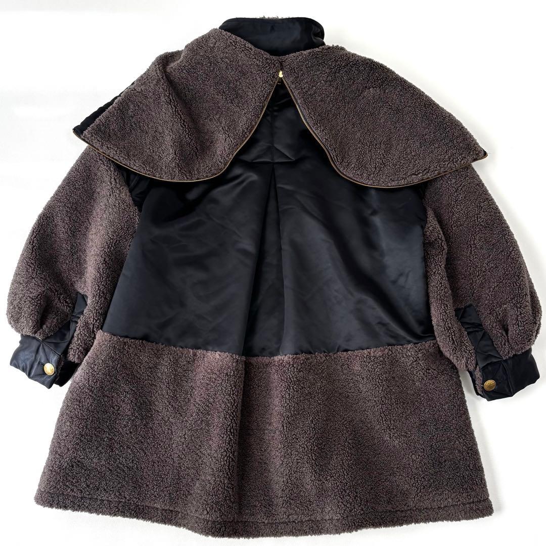 ETRE TOKYO エトレトウキョウ ミリタリーボアコート M 矢野未希子