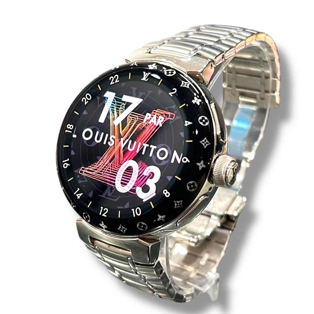 極美品 LOUIS VUITTON ヴィトン タンブール ホライゾンV3 腕時計