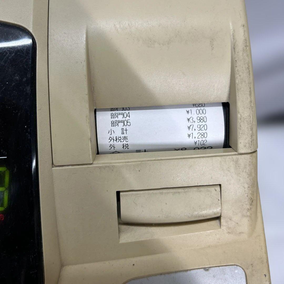 テック 電子レジスター MA-600 説明書付き レジスター TEC ジャンク品