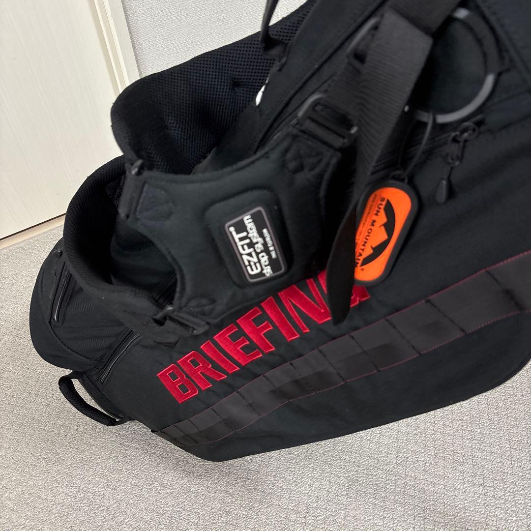BRIEFING スタンド付きキャディバッグ 黒