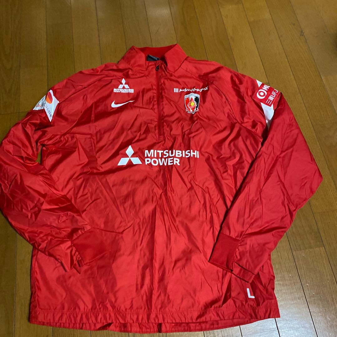 浦和レッズ選手支給ウーブンジャケット　ナイロンジャケット