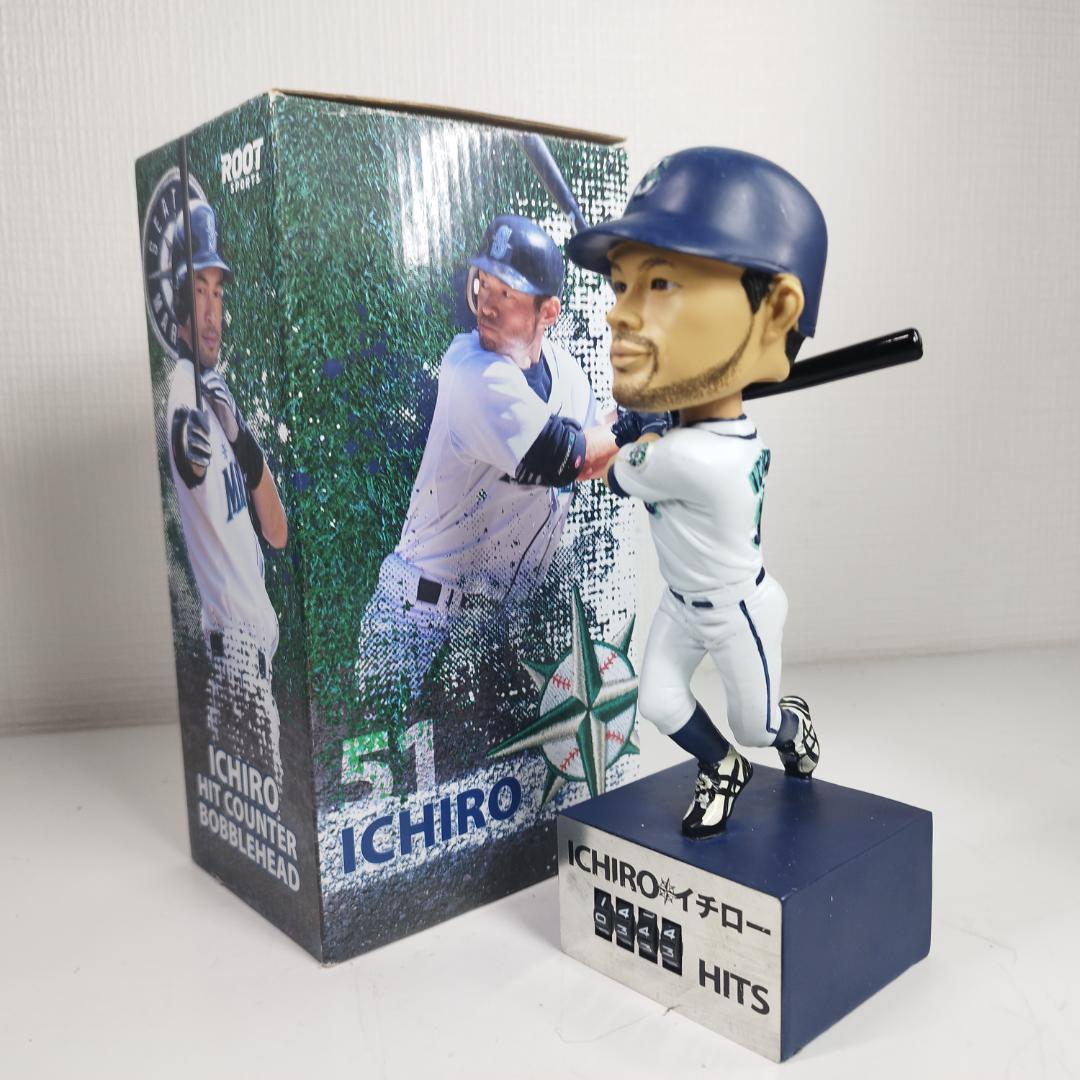イチロー ヒットカウンター ボブルヘッド マリナーズ バブルヘッド 球 IA3q