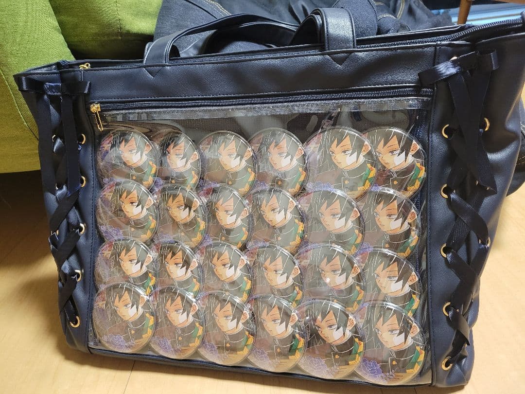 鬼滅の刃 冨岡 義勇 痛バ 痛バッグ コレクション缶バッジ 缶バッジ