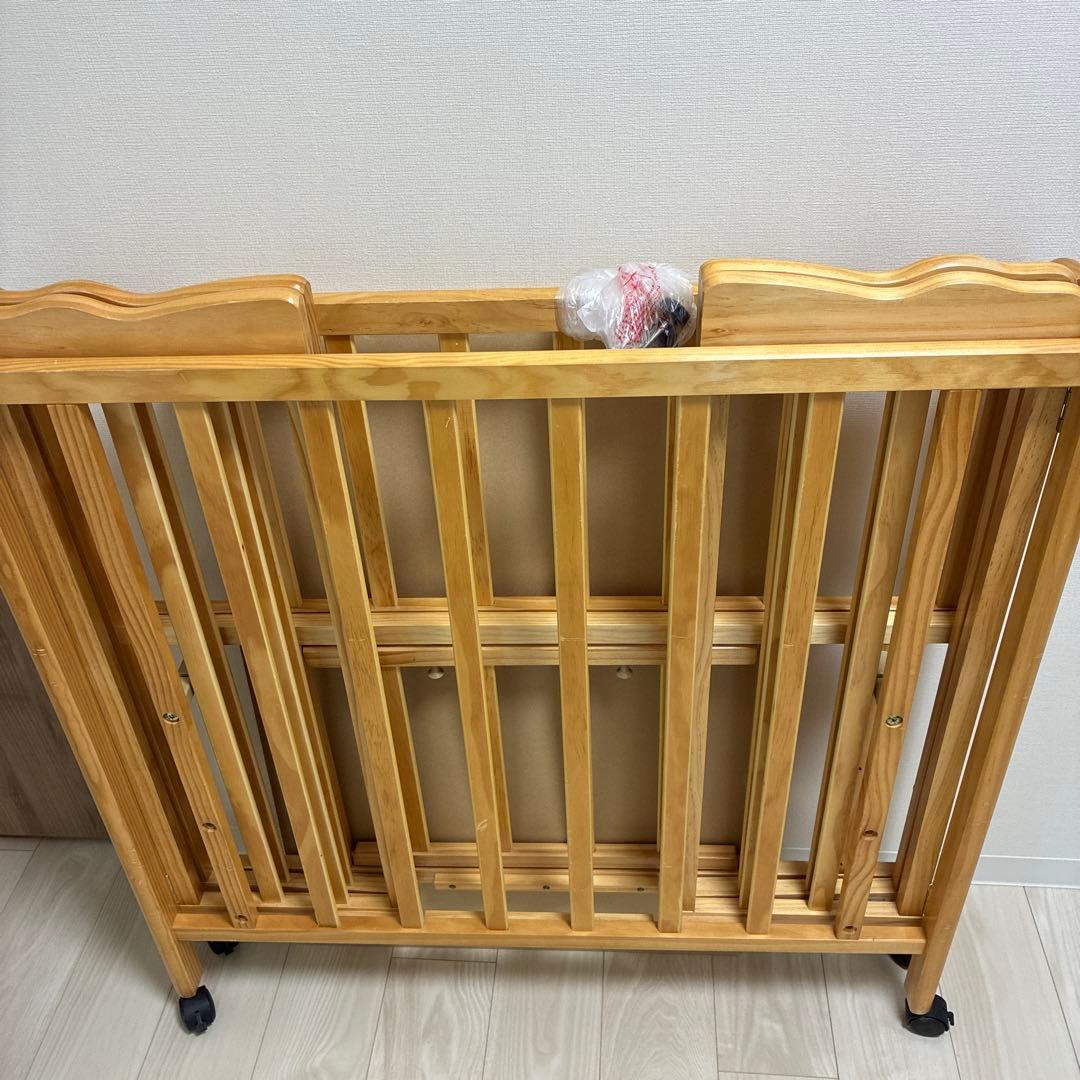 大和屋　折りたたみミニベビーベッド