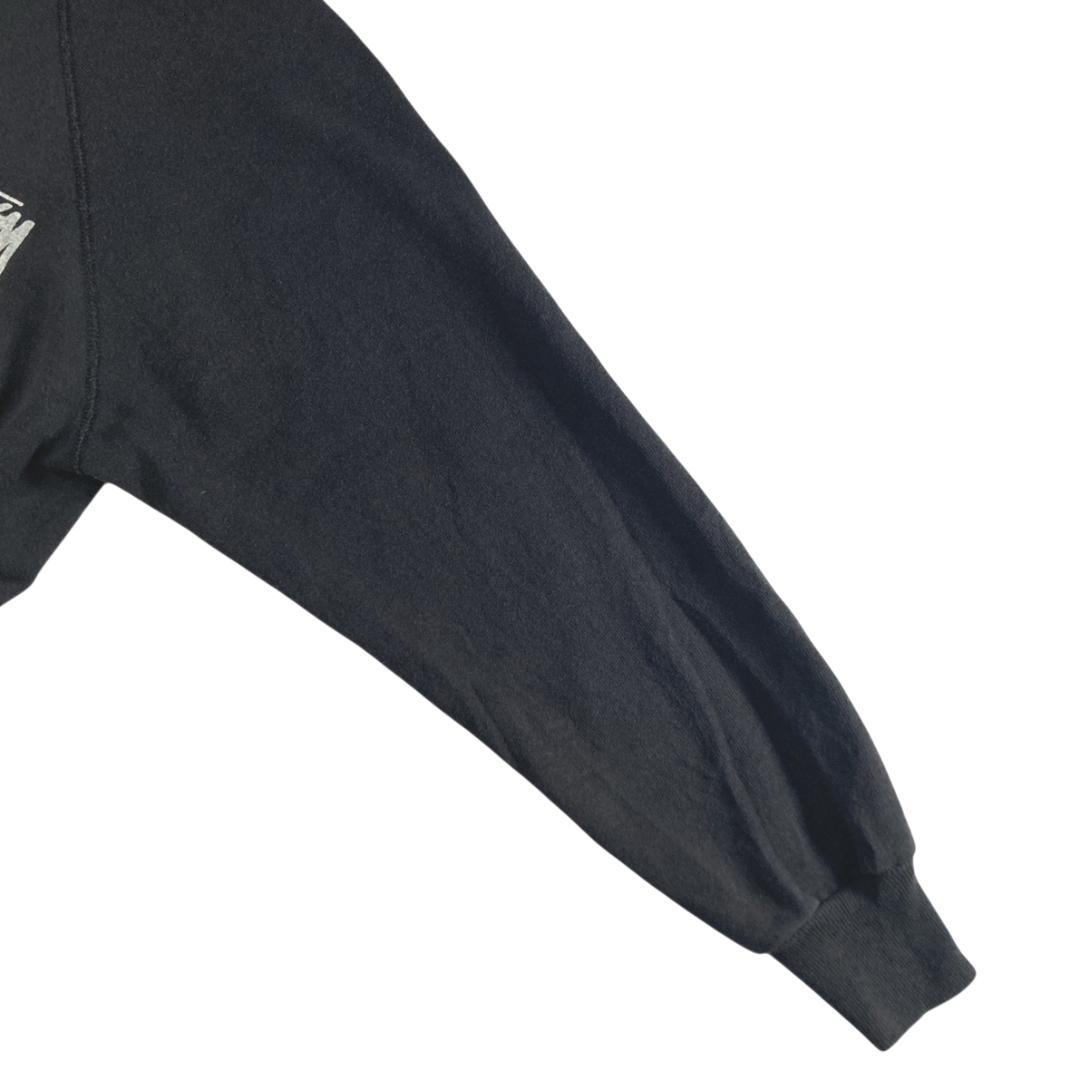 ステューシー シャドーマン スウェット USA製 90s 古着 L ブラック