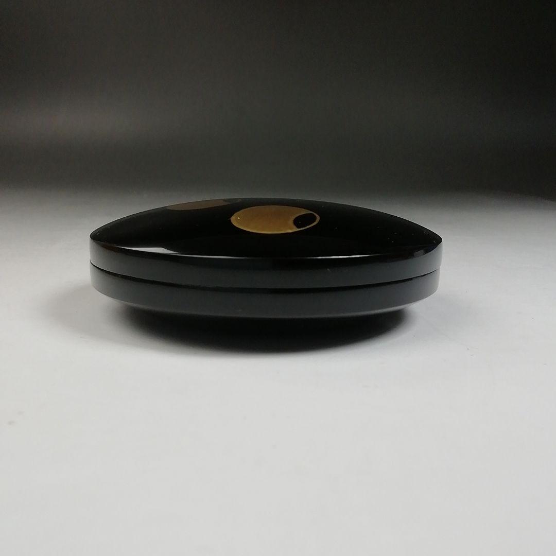 Ｗ９３　香合　『つぼつぼ蒔絵』『塗師　伊藤表正 作』　共箱　茶道具