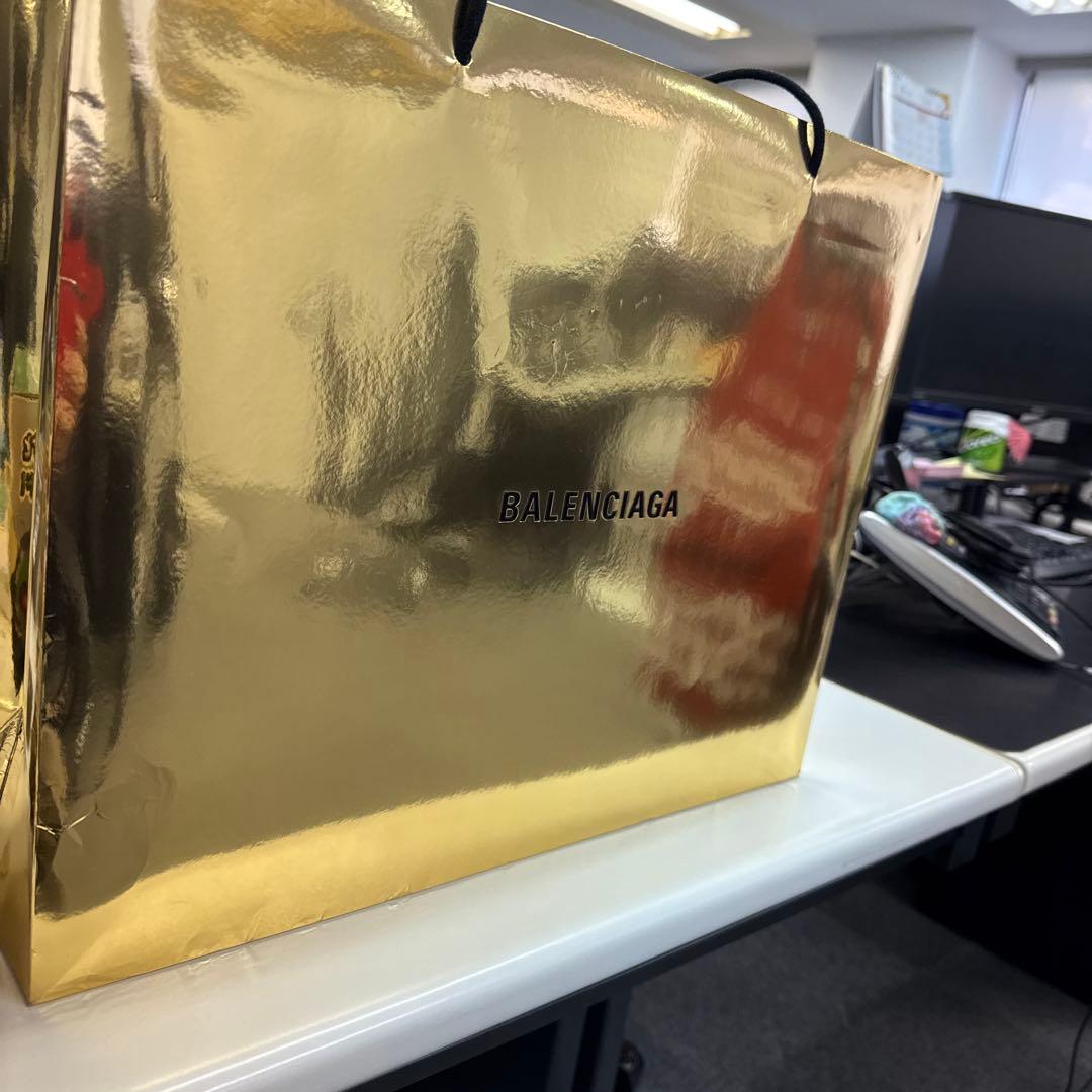 2022年限定 非売品 BALENCIAGA ゴールド ショップ袋 大