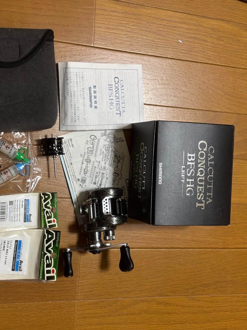シマノ カルカッタコンクエストBFS HG アベイルシャロースプール