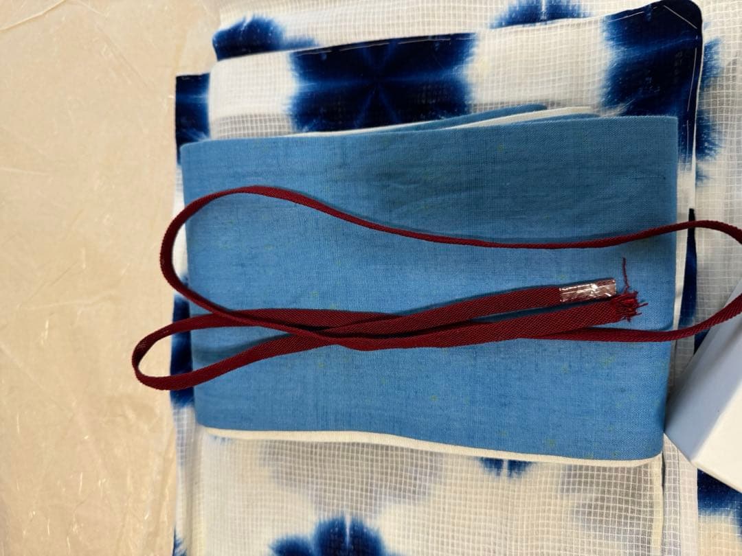 浴衣　帯　下駄セット