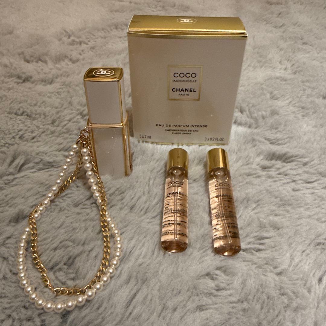 CHANEL COCO 香水セット 3本 パールネックレス付き