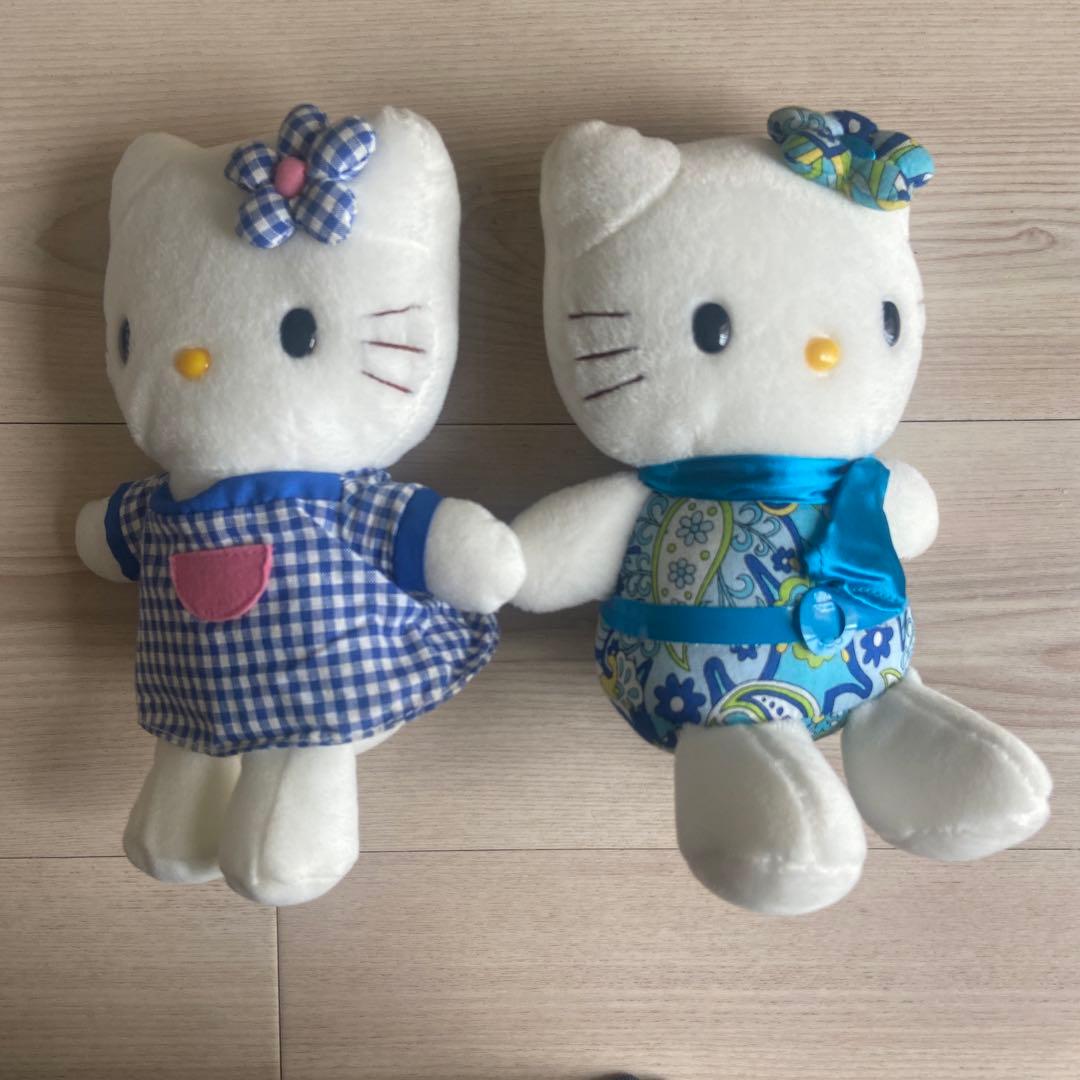 サンリオ　ハローキティぬいぐるみ 6体セット　平成レトロ　当時物　マスコットレア