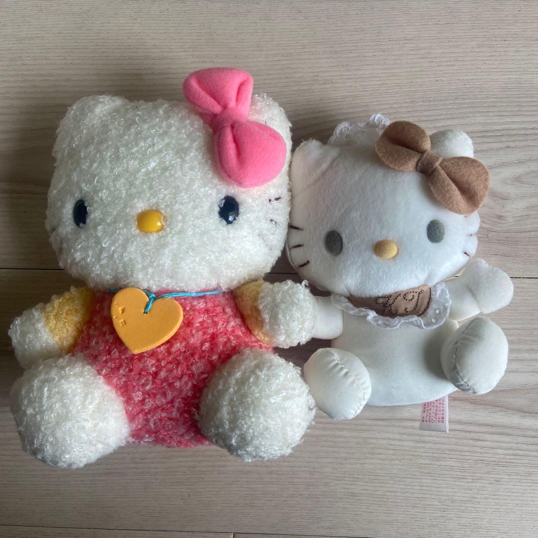 サンリオ　ハローキティぬいぐるみ 6体セット　平成レトロ　当時物　マスコットレア