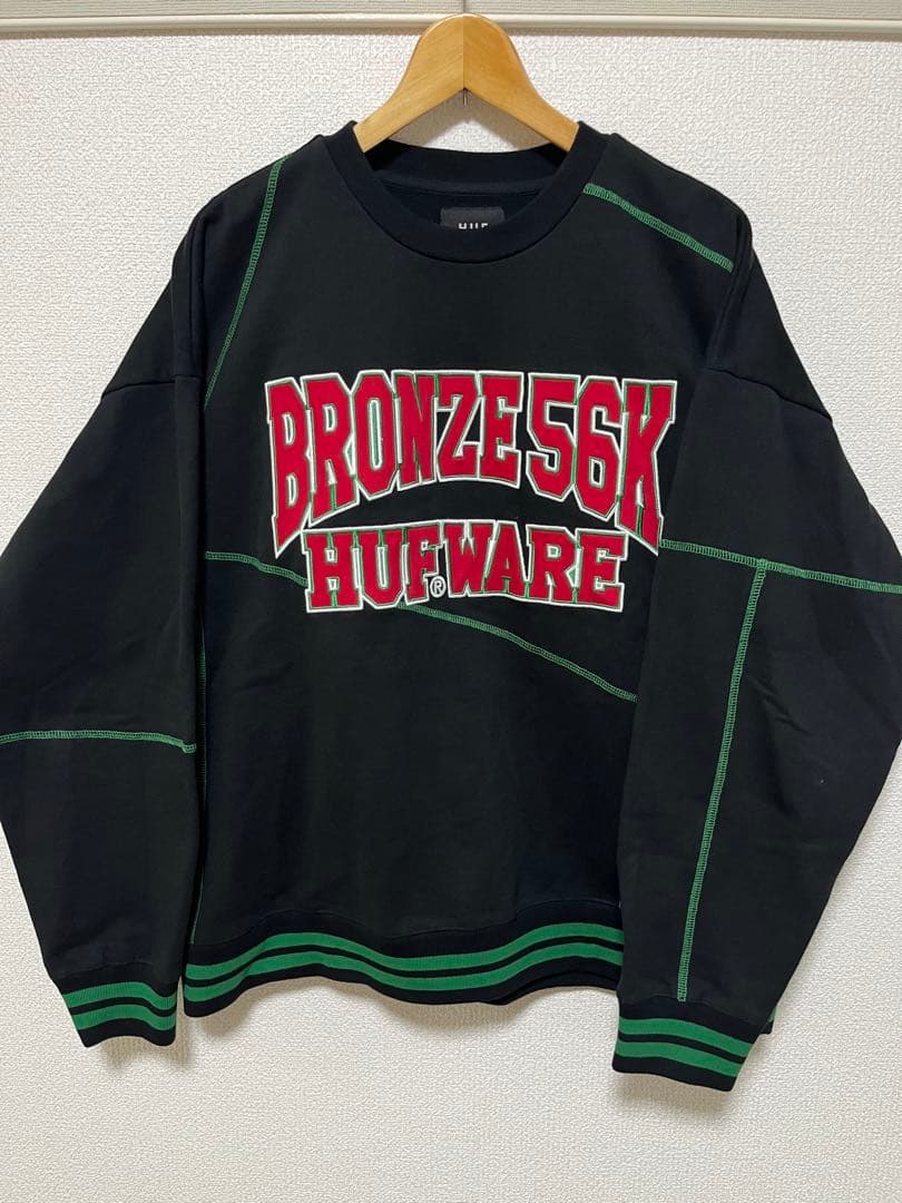HUF Bronze56K ハフ ブロンズ56ケイ スウェットトレーナー　L