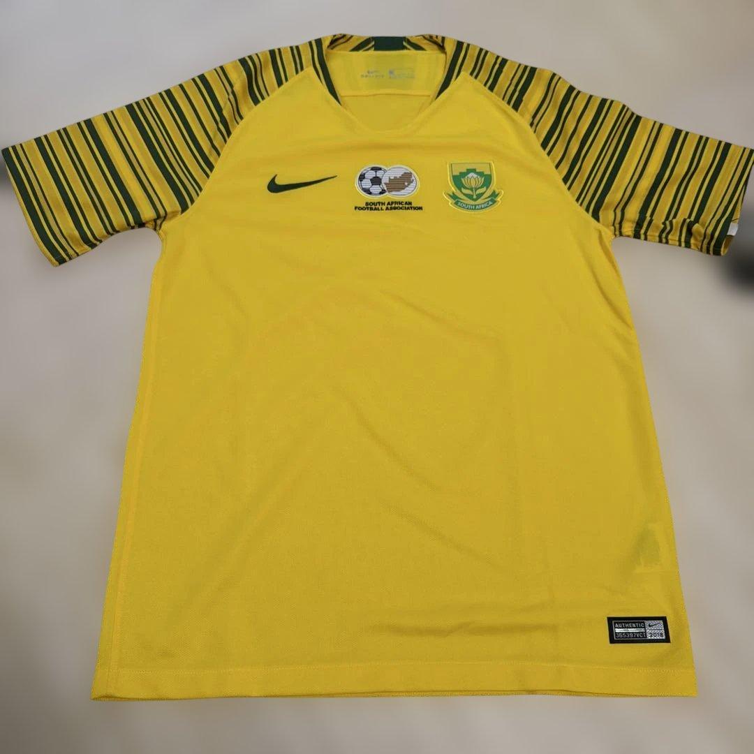 【レア】南アフリカサッカー代表 2018 ホームユニホーム 上下 海外Sサイズ