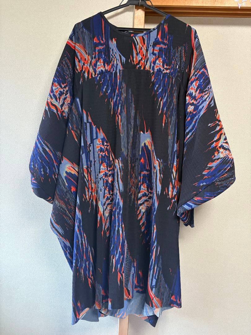 【値下げ】 Henrik Vibskov プリーツ プリント ワンピース