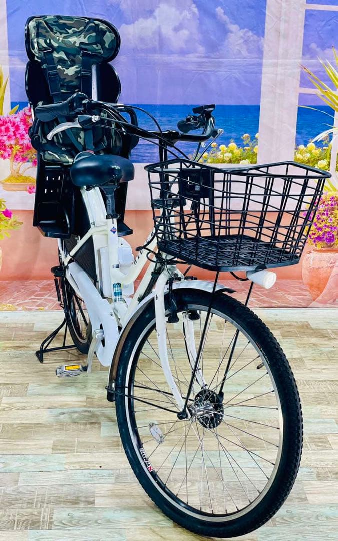 HYDEE.Ⅱ26インチ⭐️ハイディー12AH子供乗せ電動アシスト自転Y2678