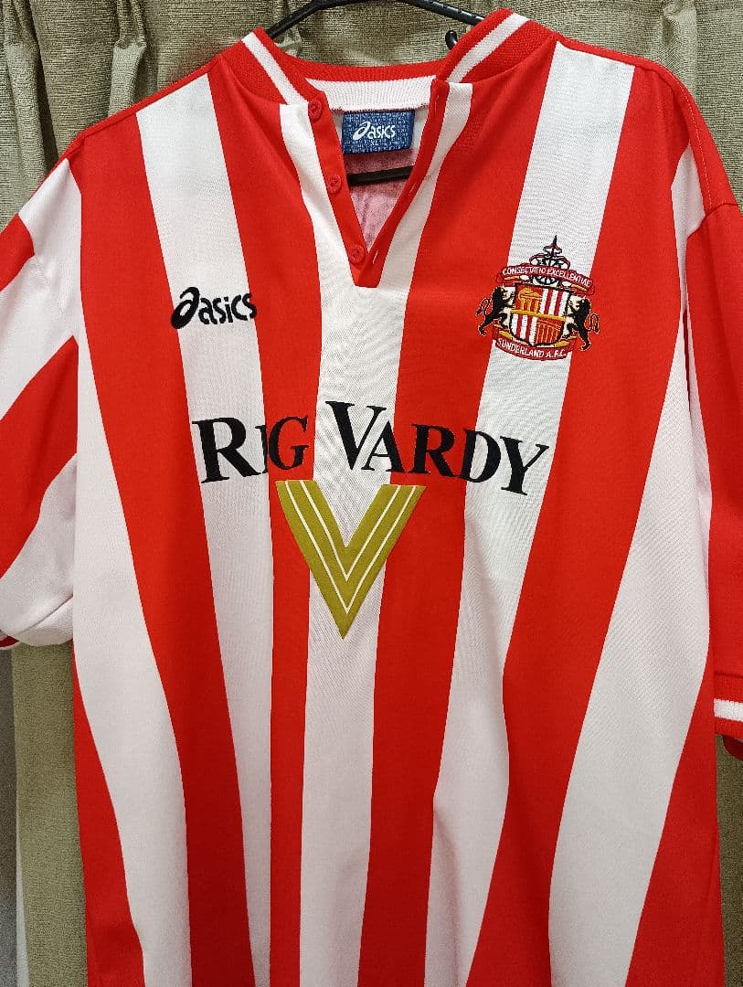 サンダーランド ユニフォーム XL 赤白 asics