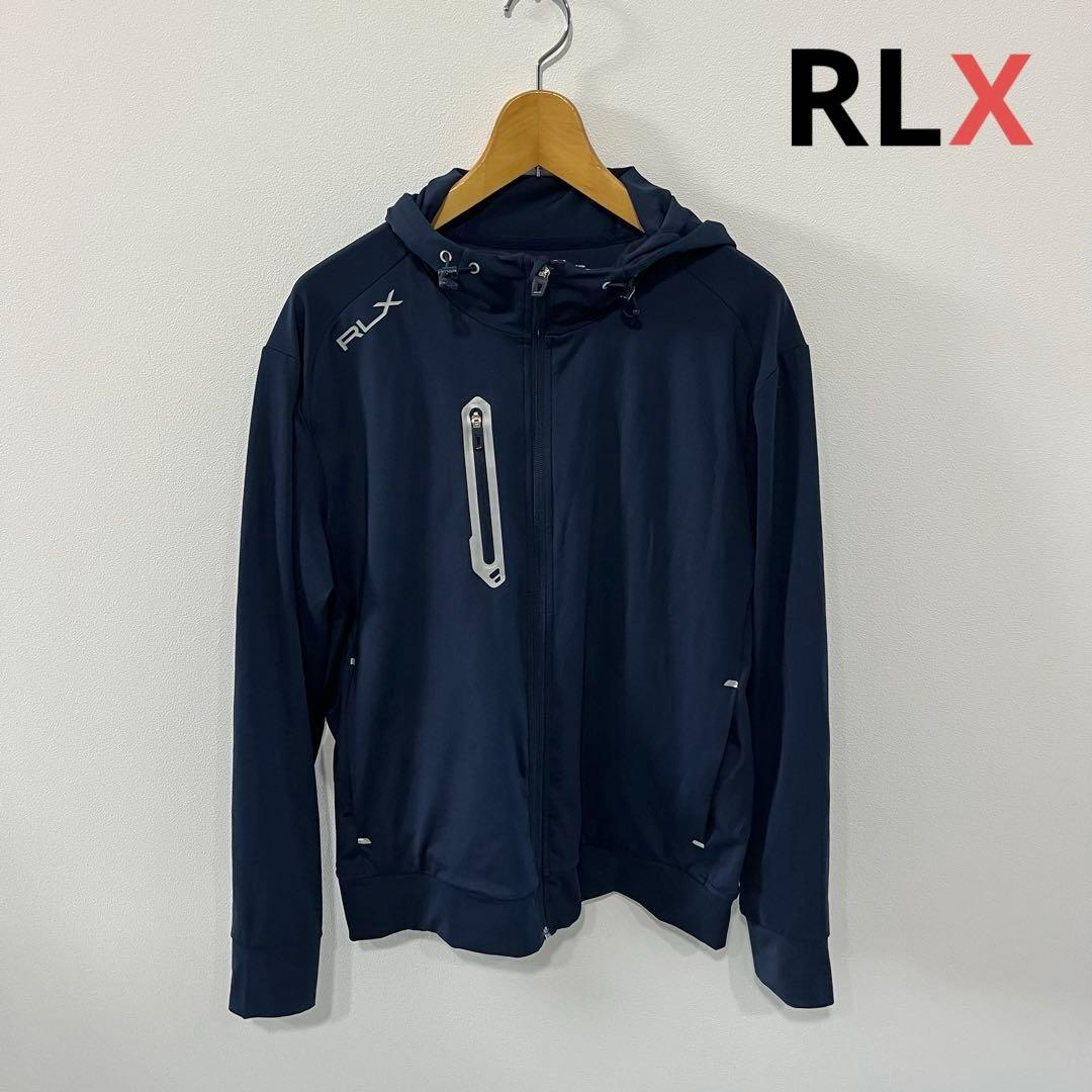 RLX ラルフローレンフード付きネイビージャケットサイズ175/96A