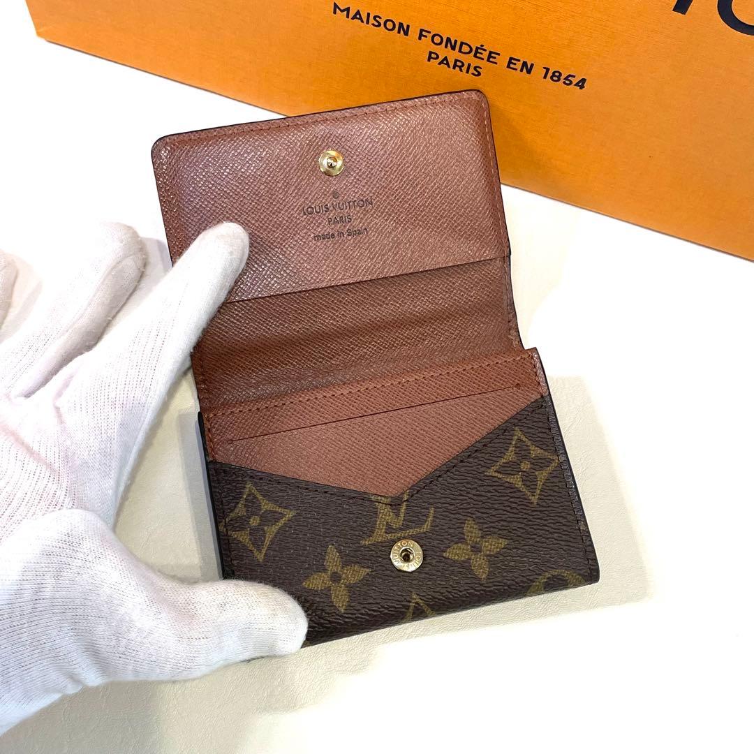 美品　ルイヴィトン　名刺入れ　現行　新型　モノグラム　カードケース