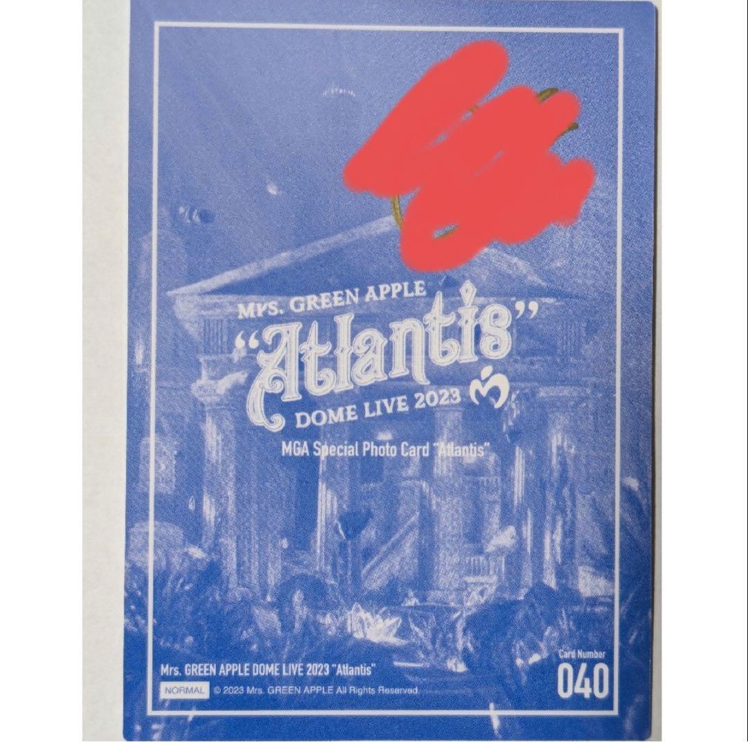 ミセスグリーンアップル　若井滉斗　直筆サインフォトカ