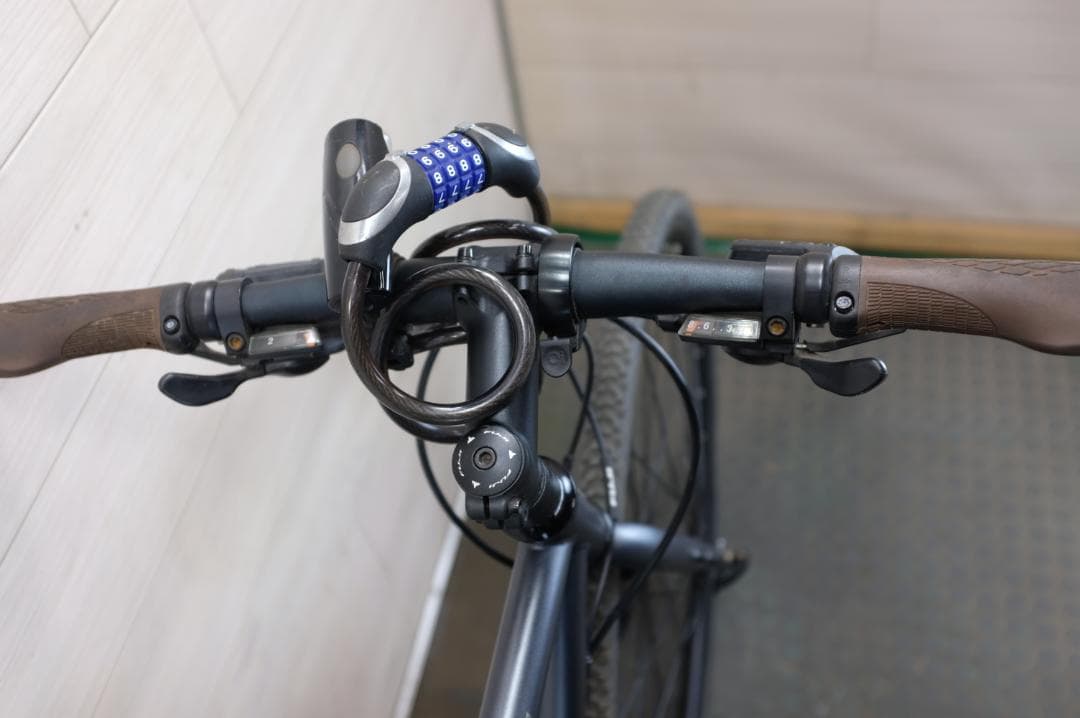 ★良品Fuji FEATHER　CXF クロモリ 16速 540mm クロス