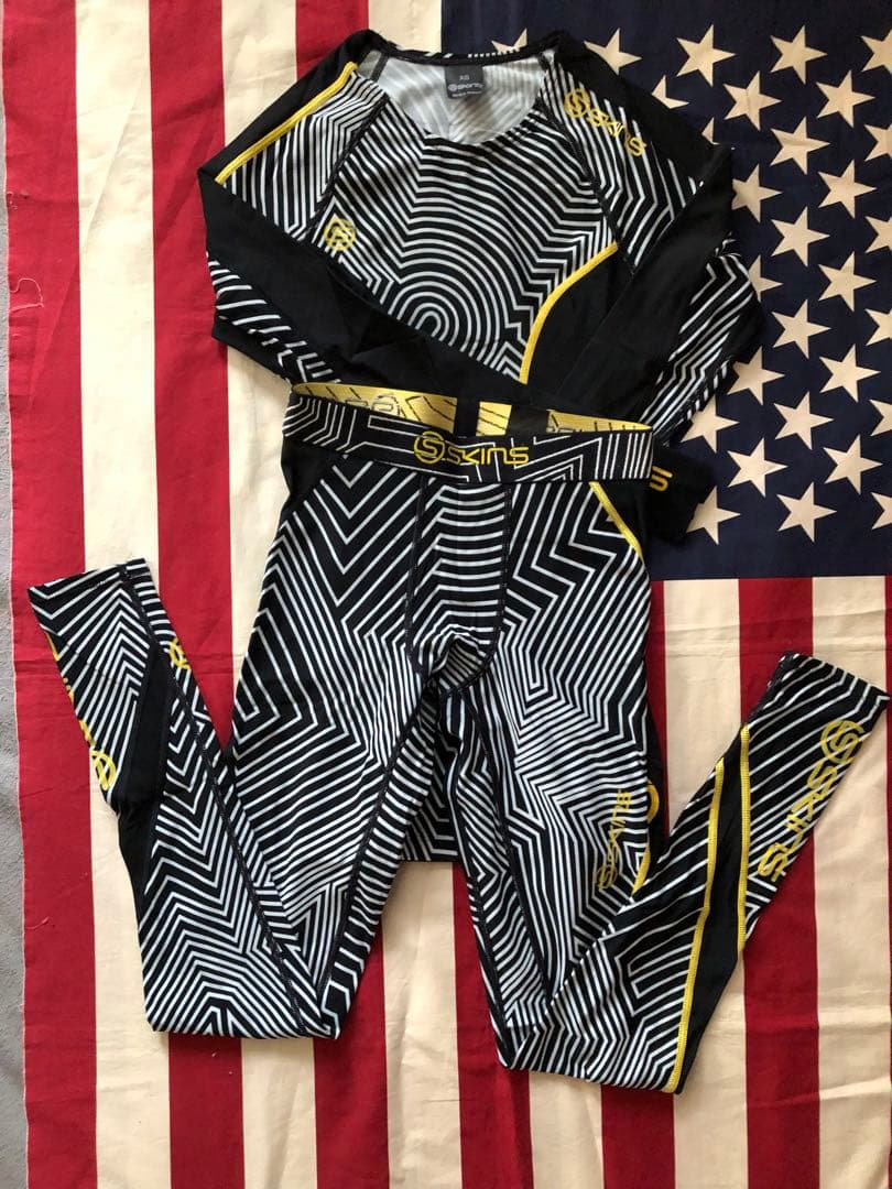 スキンズ SKINS DNAmic ロングタイツ ロングスリーブせたット