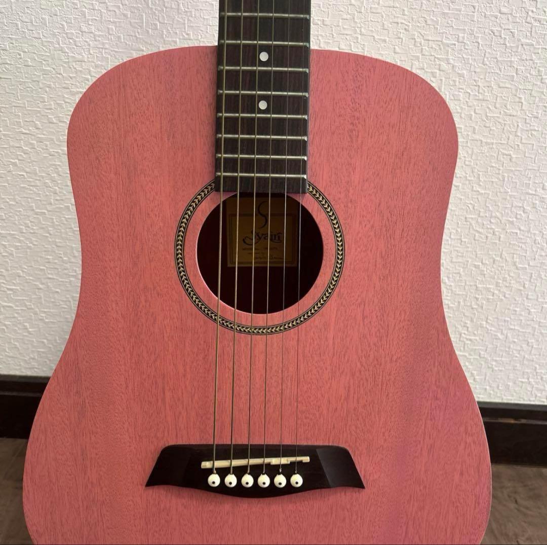S.Yairi ヤイリ ミニ アコースティック ギター YM-02 PK ピンク
