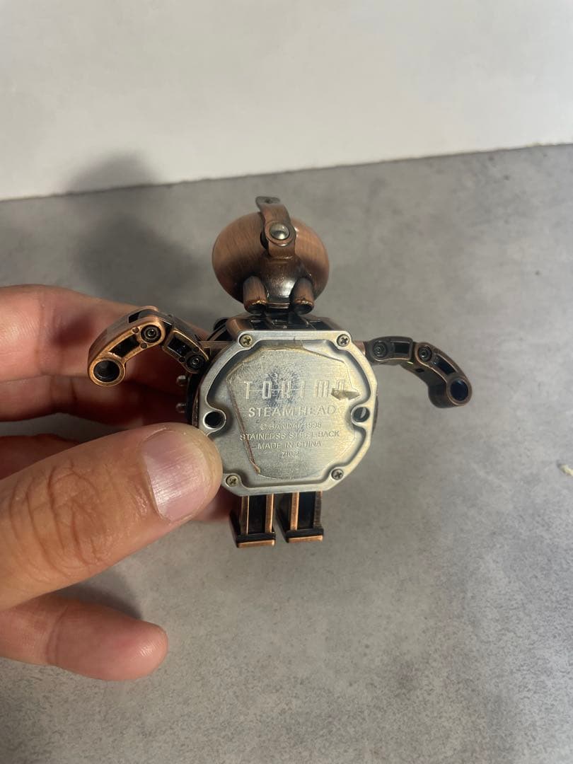 バンダイ　TOKIMA スチームヘッド　腕時計　当時物 変形ロボ　動作品