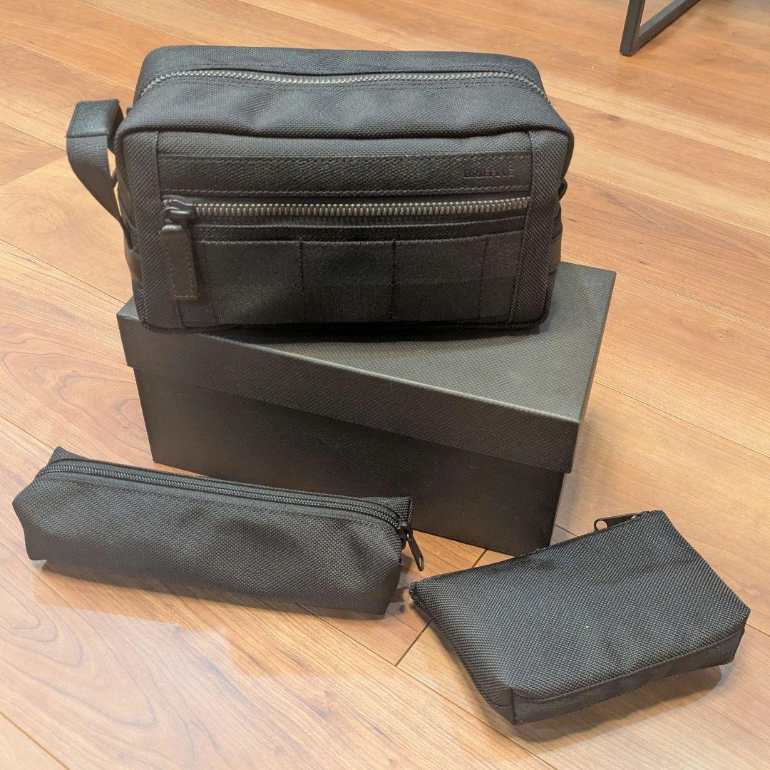 BRIEFING ブラックバッグ ポーチ付き